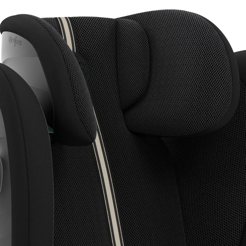 Cybex Solution G i-Fix Plus Highback Booster Car Seat in Moon Black Highback Booster Seats 523001099 4063846425617