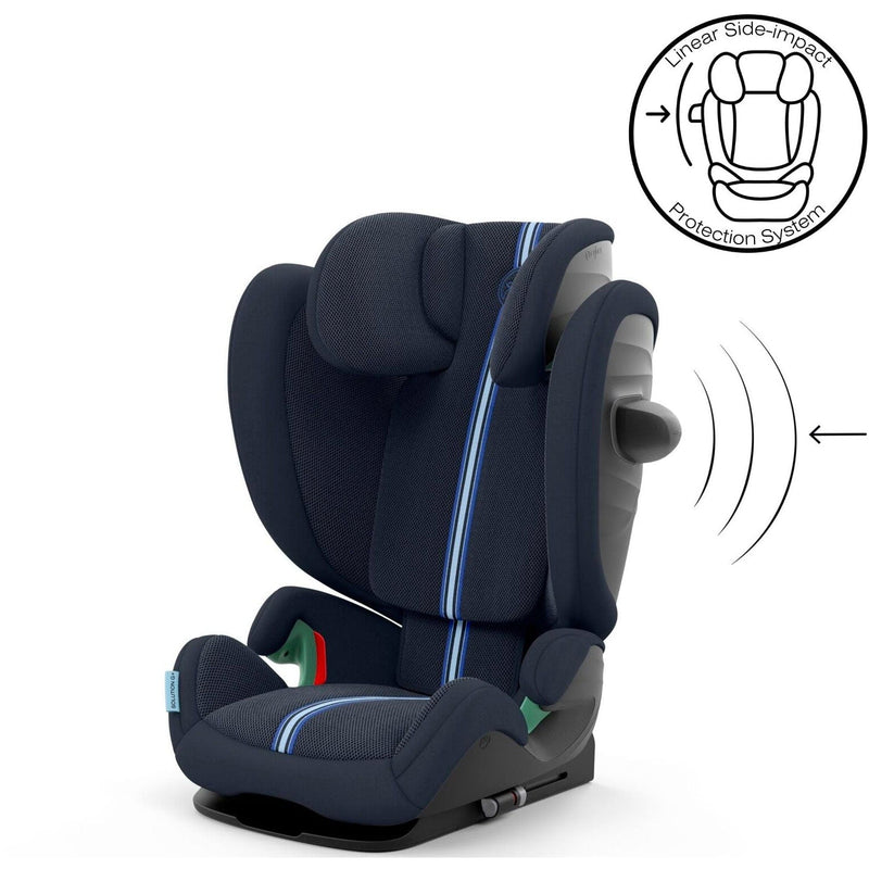 Cybex Solution G i-Fix Plus Highback Booster Car Seat in Ocean Blue Highback Booster Seats