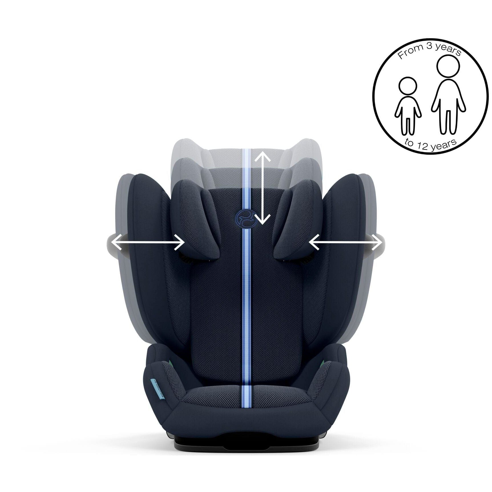 Cybex Solution G i-Fix Plus Highback Booster Car Seat in Ocean Blue Highback Booster Seats