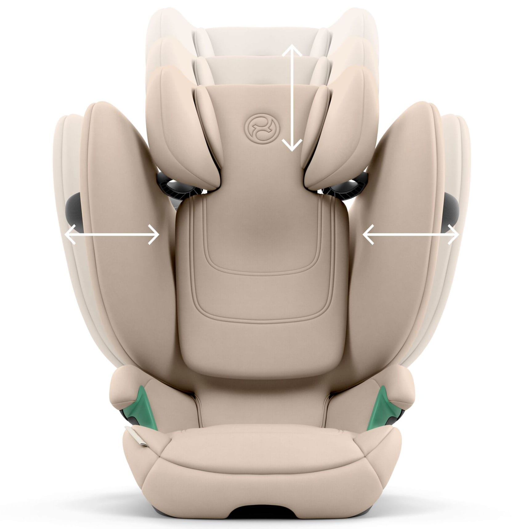 Cybex Solution G2 i-Fix Highback Booster in Almond Beige Highback Booster Seats 526001806 4063846593293