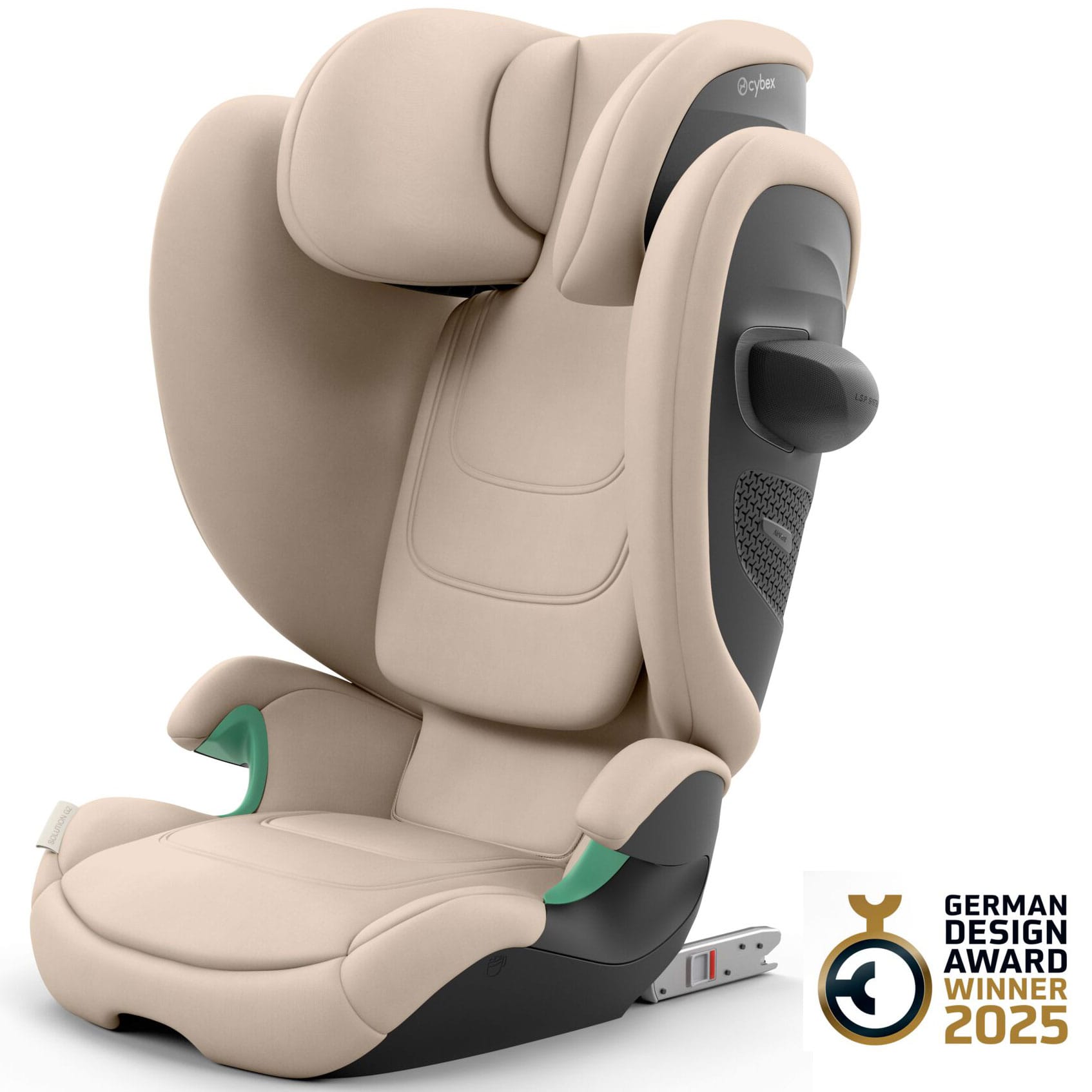 Cybex Solution G2 i-Fix Highback Booster in Almond Beige Highback Booster Seats 526001806 4063846593293
