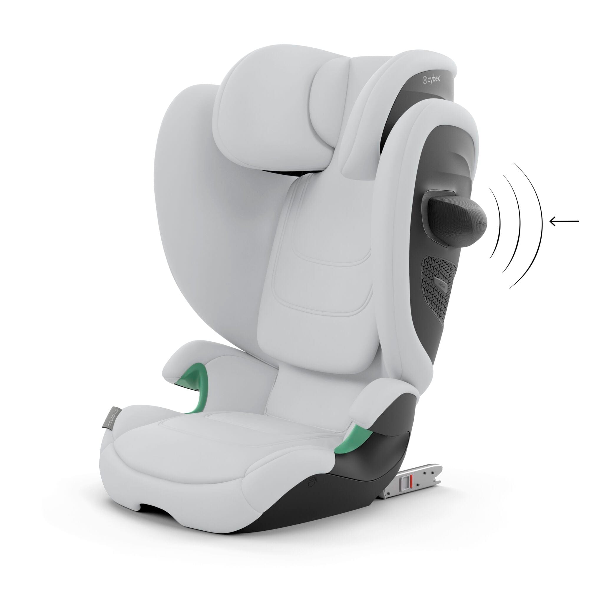 cybex i fix Cybex Solution G2 i-Fix Highback Booster in Fog Grey