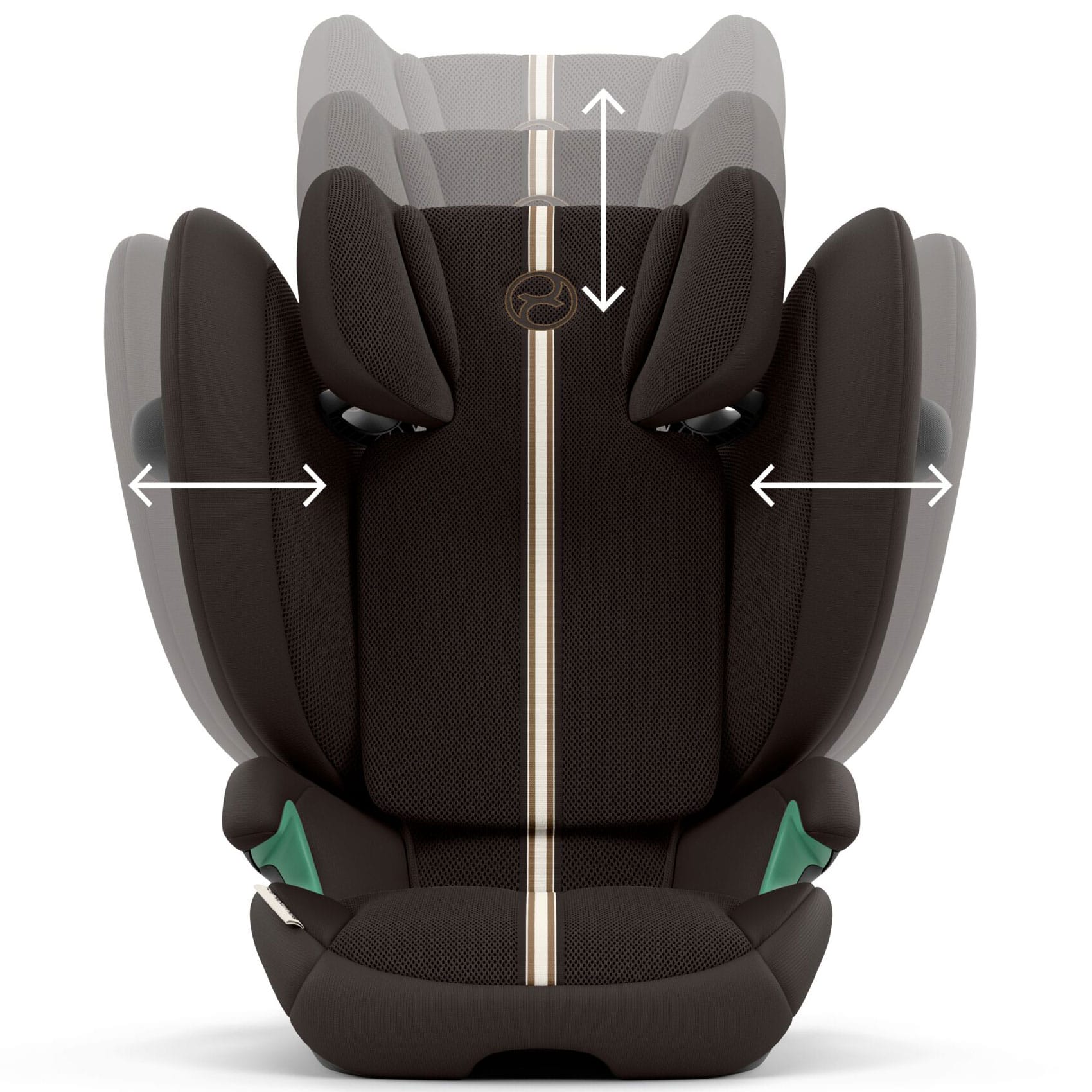 Cybex Solution G2 Plus i-Fix Highback Booster in Chocolate Brown Highback Booster Seats 526001812 4063846593453