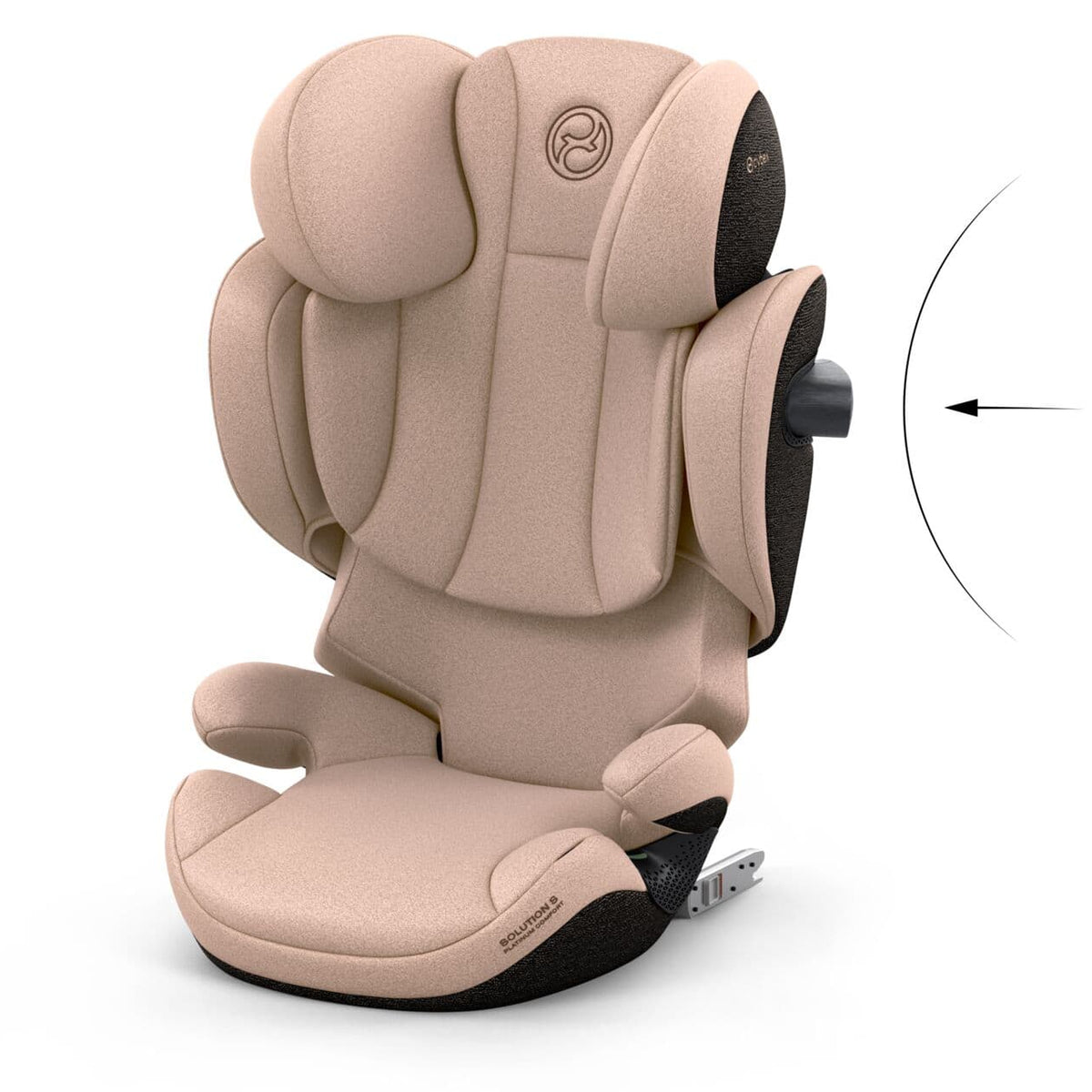Cybex Solution S in Cozy Beige Highback Booster Seats 526003125 4.06385E+12