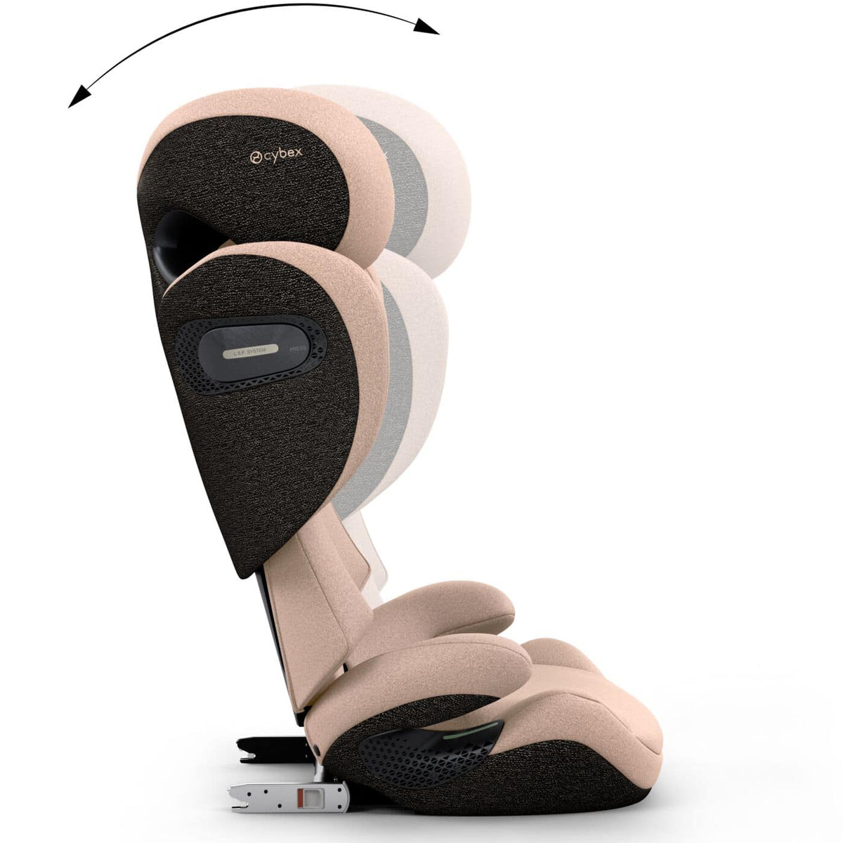 Cybex Solution S in Cozy Beige Highback Booster Seats 526003125 4.06385E+12