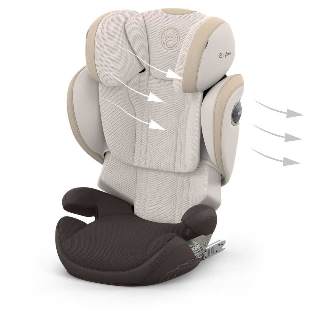 Cybex Solution S Style in Amber Brown Highback Booster Seats 526003137 4.06385E+12