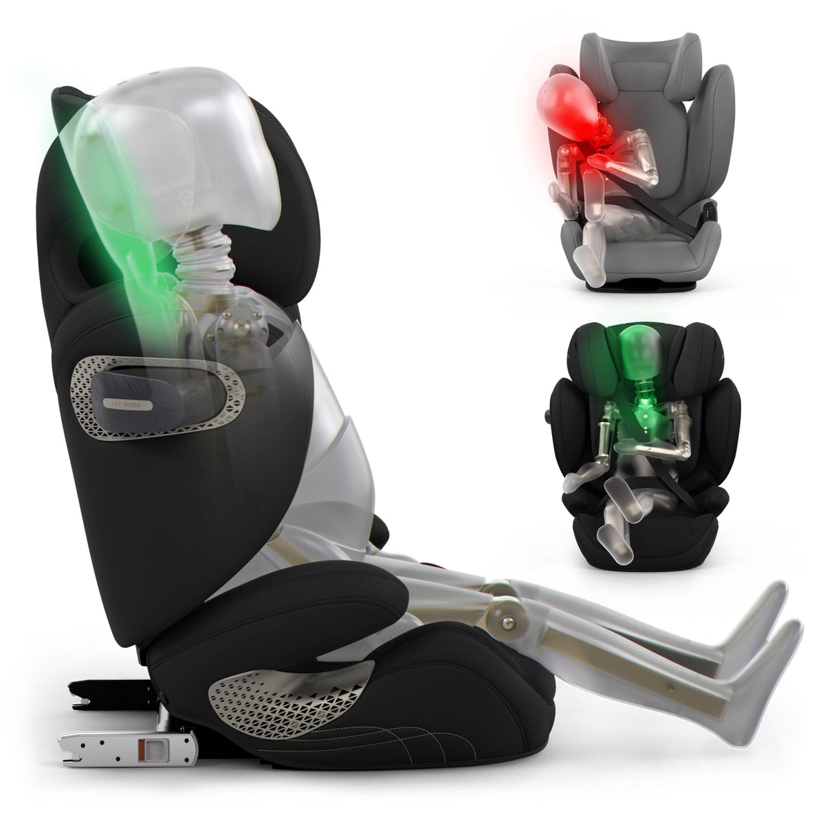 Cybex Solution S Style in Jade Green Highback Booster Seats 526003149 4.06385E+12