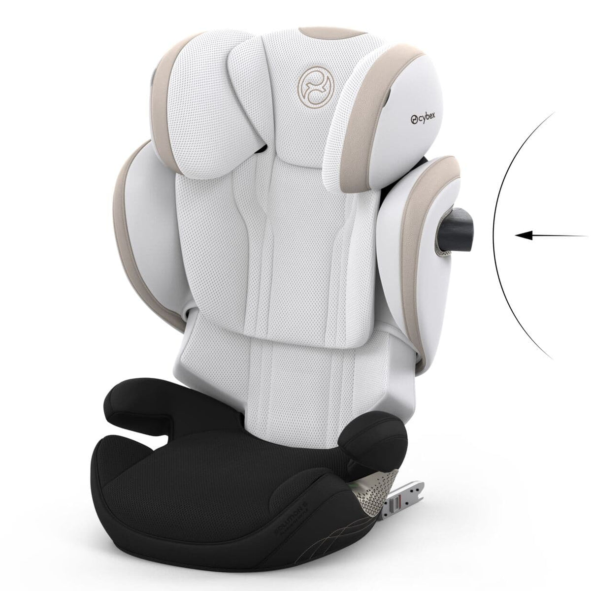 Cybex Solution S Style in Off White Highback Booster Seats 526003153 4.06385E+12
