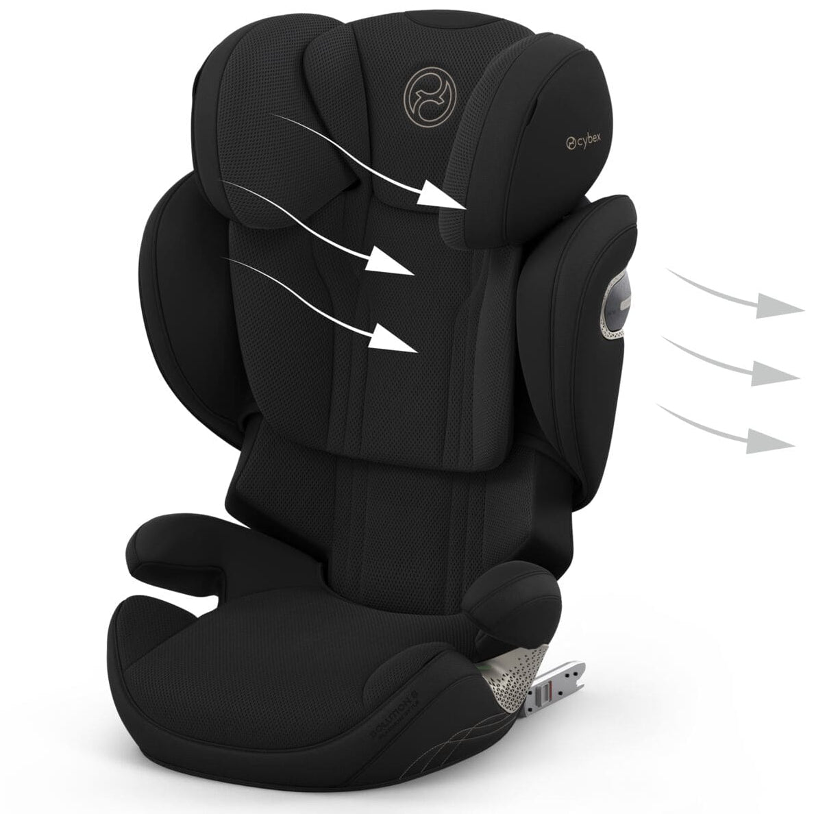 Cybex Solution S Style in Sepia Black Highback Booster Seats 526003129 4.06385E+12
