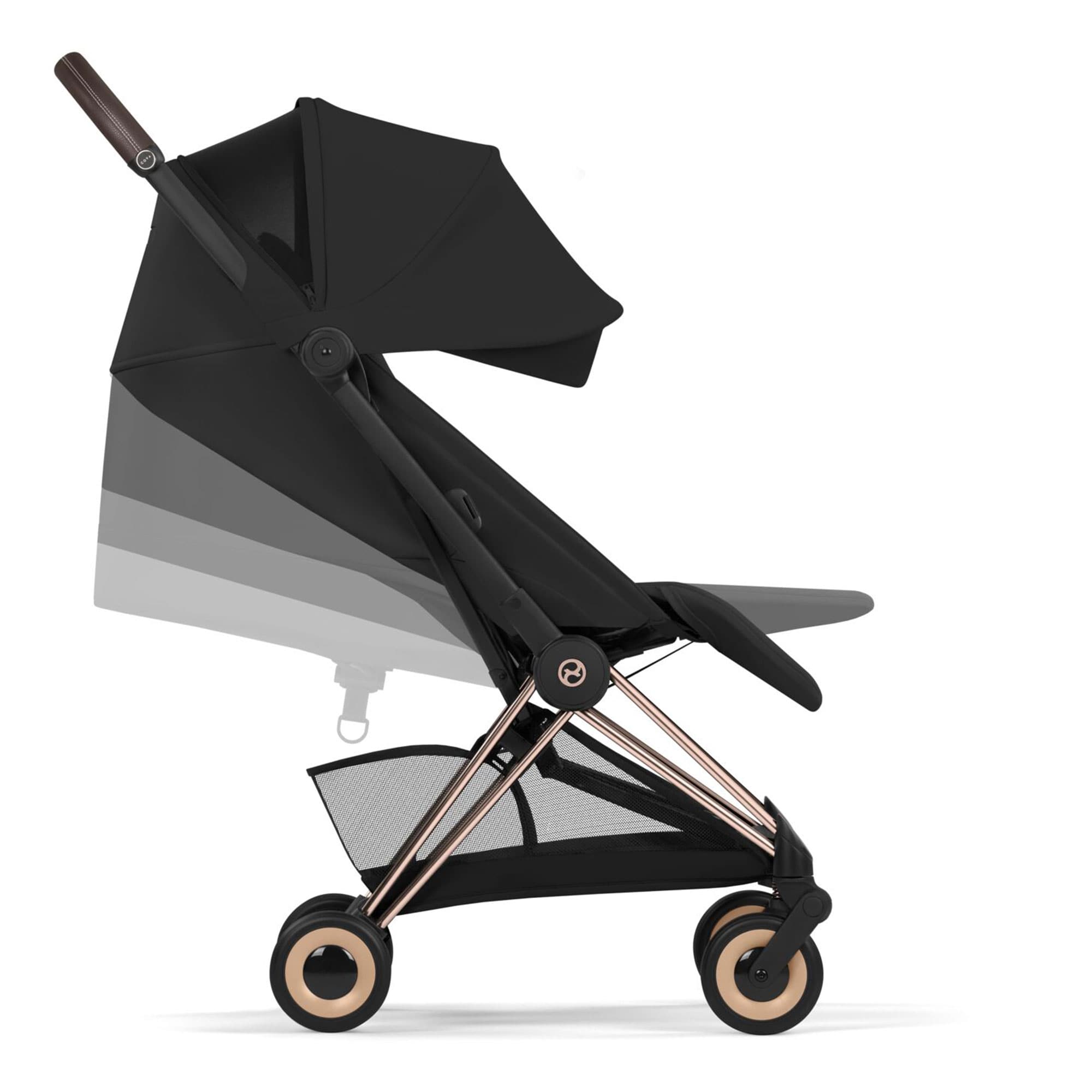 Cybex Coya Comfort Collection in Rose Gold/Sepia Black Pushchairs & Buggies 526000131 4063846549955