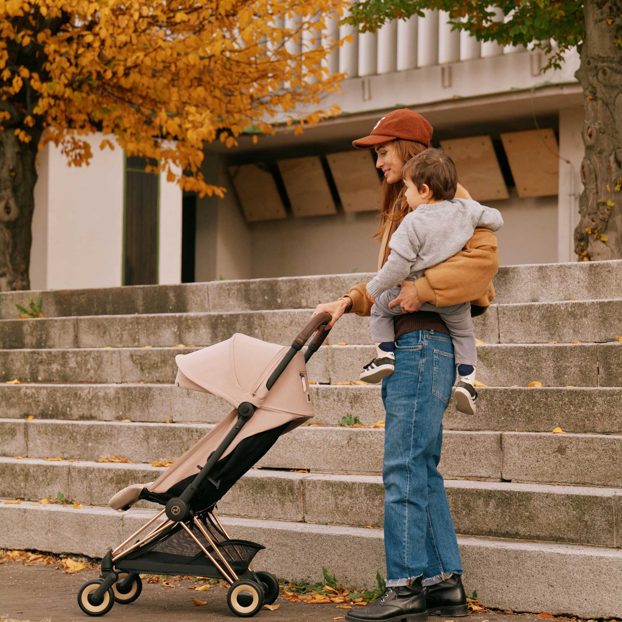 Cybex COYA in Chrome Sepia Black Pushchairs & Buggies 522004387 4063846387540
