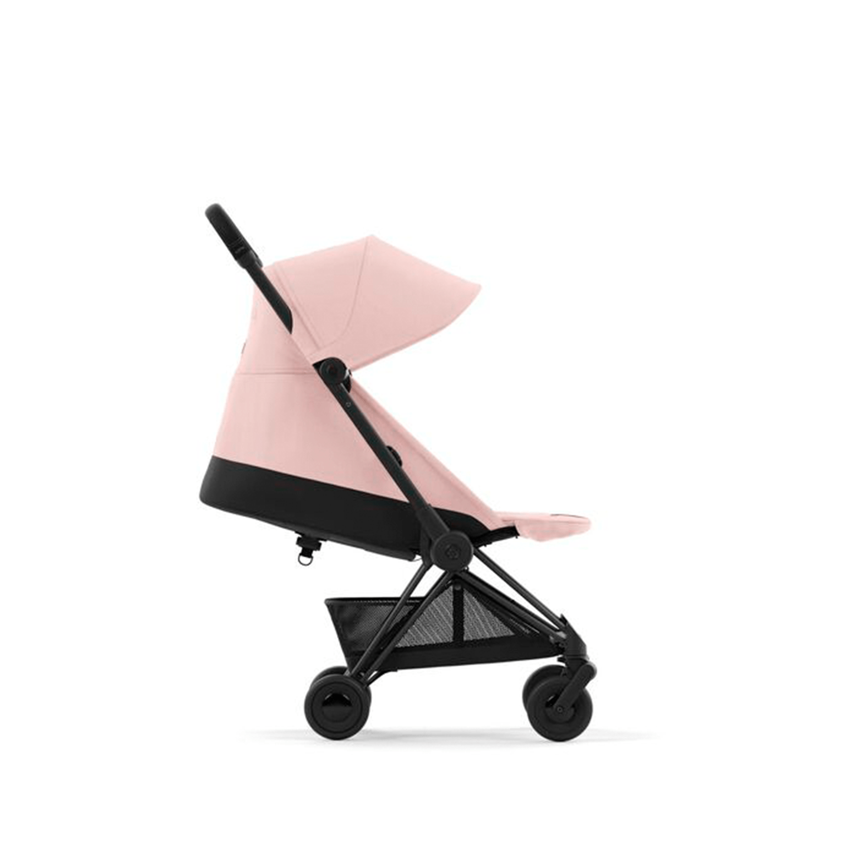Cybex COYA in Matt Black Peach Pink Pushchairs & Buggies 522004347 4063846387229