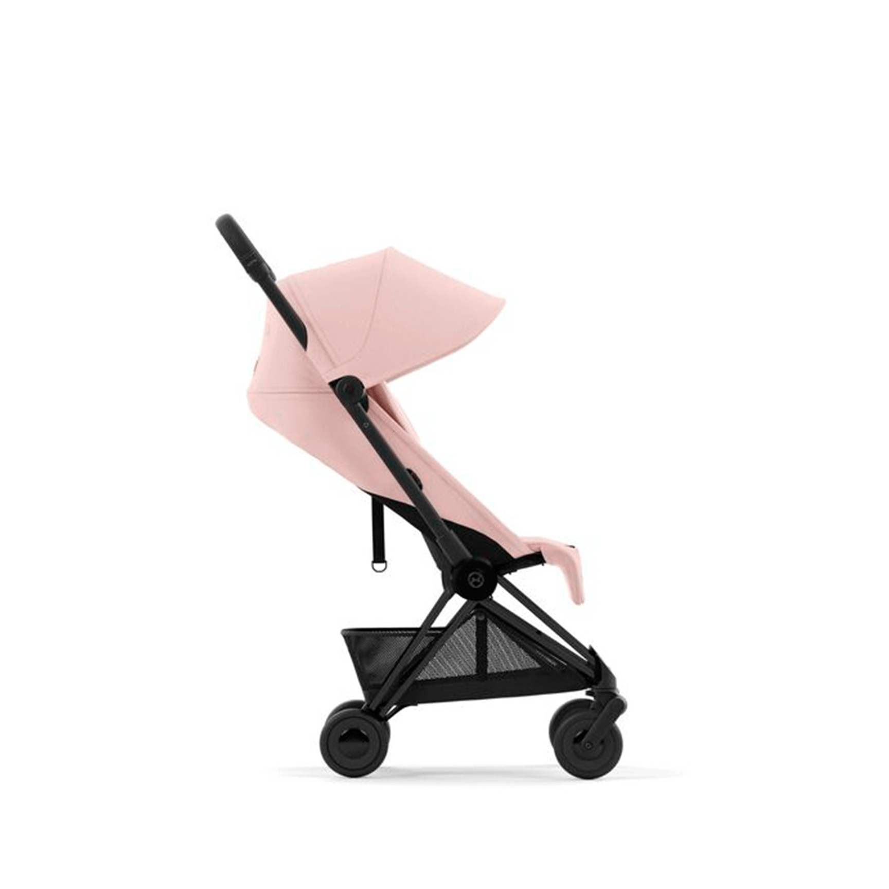 Cybex COYA in Matt Black Peach Pink Pushchairs & Buggies 522004347 4063846387229