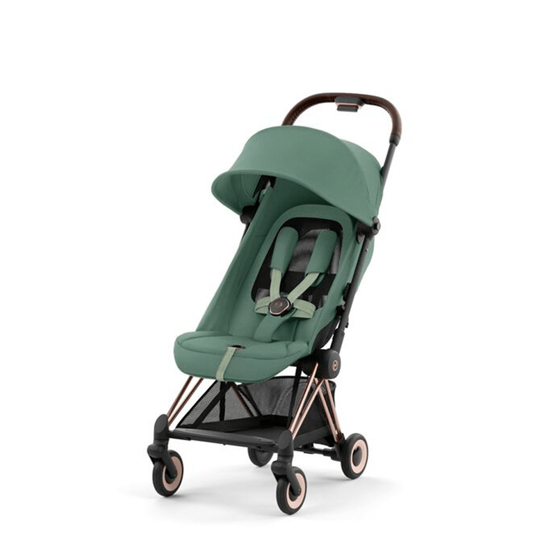Cybex COYA in Rose Gold Leaf Green Pushchairs & Buggies 522004287 4063846386741