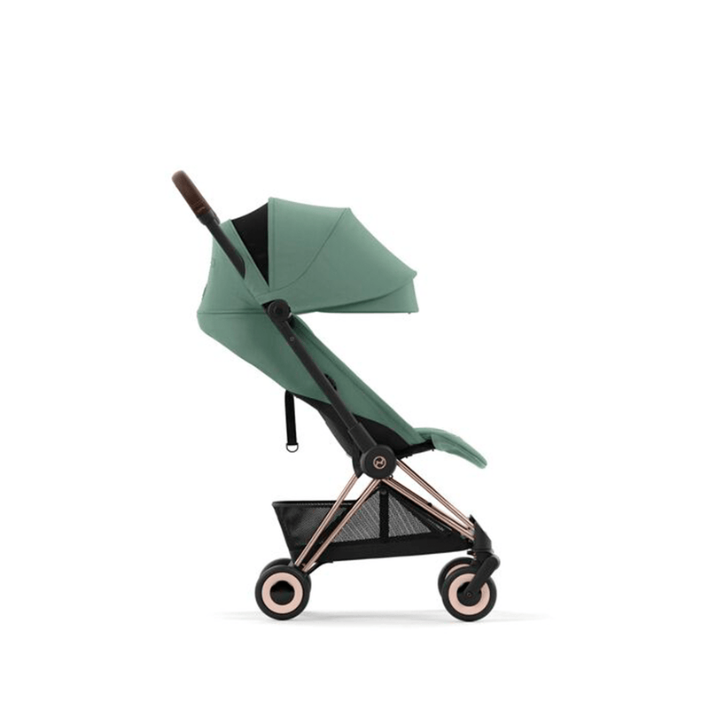 Cybex COYA in Rose Gold Leaf Green Pushchairs & Buggies 522004287 4063846386741