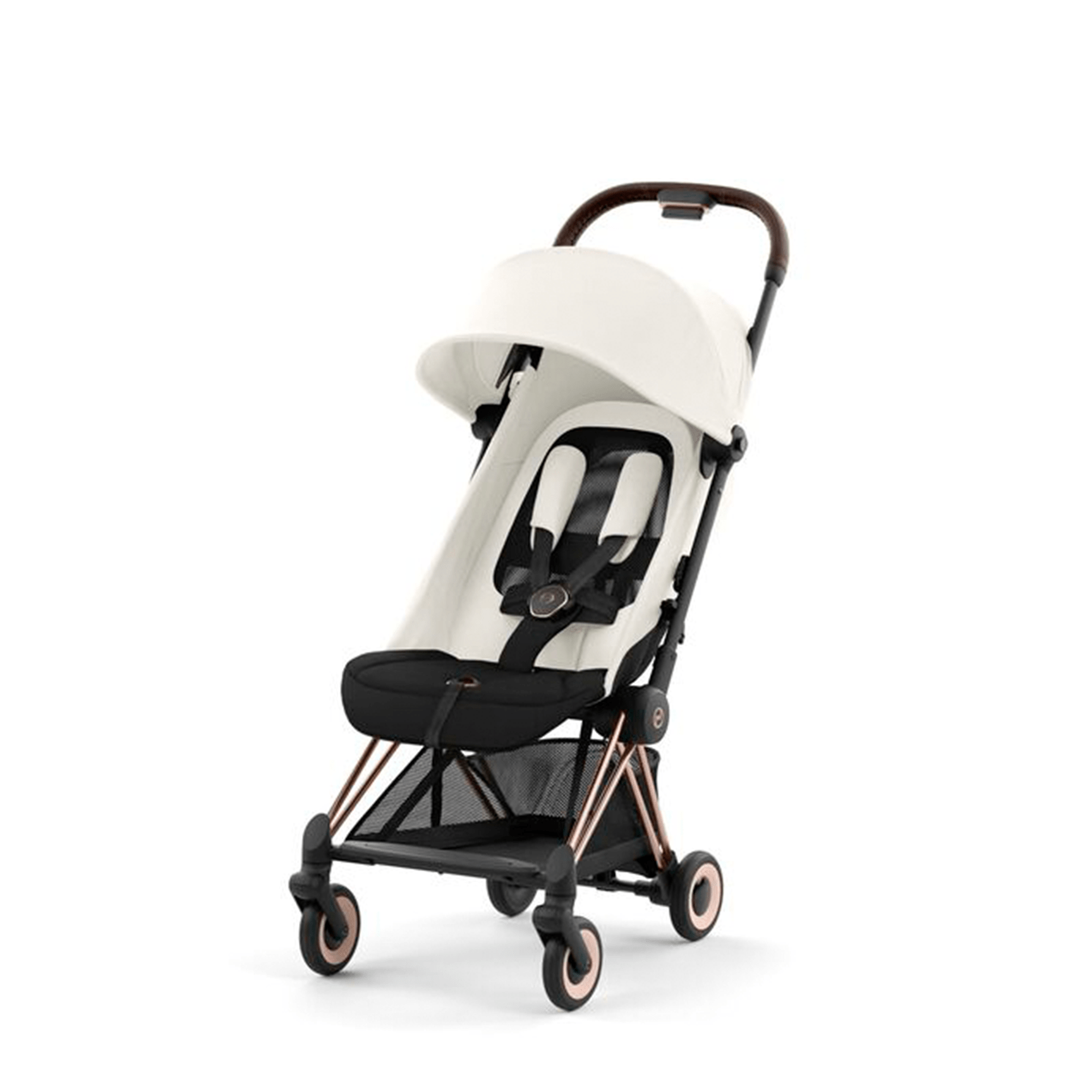Cybex COYA in Rose Gold Off White