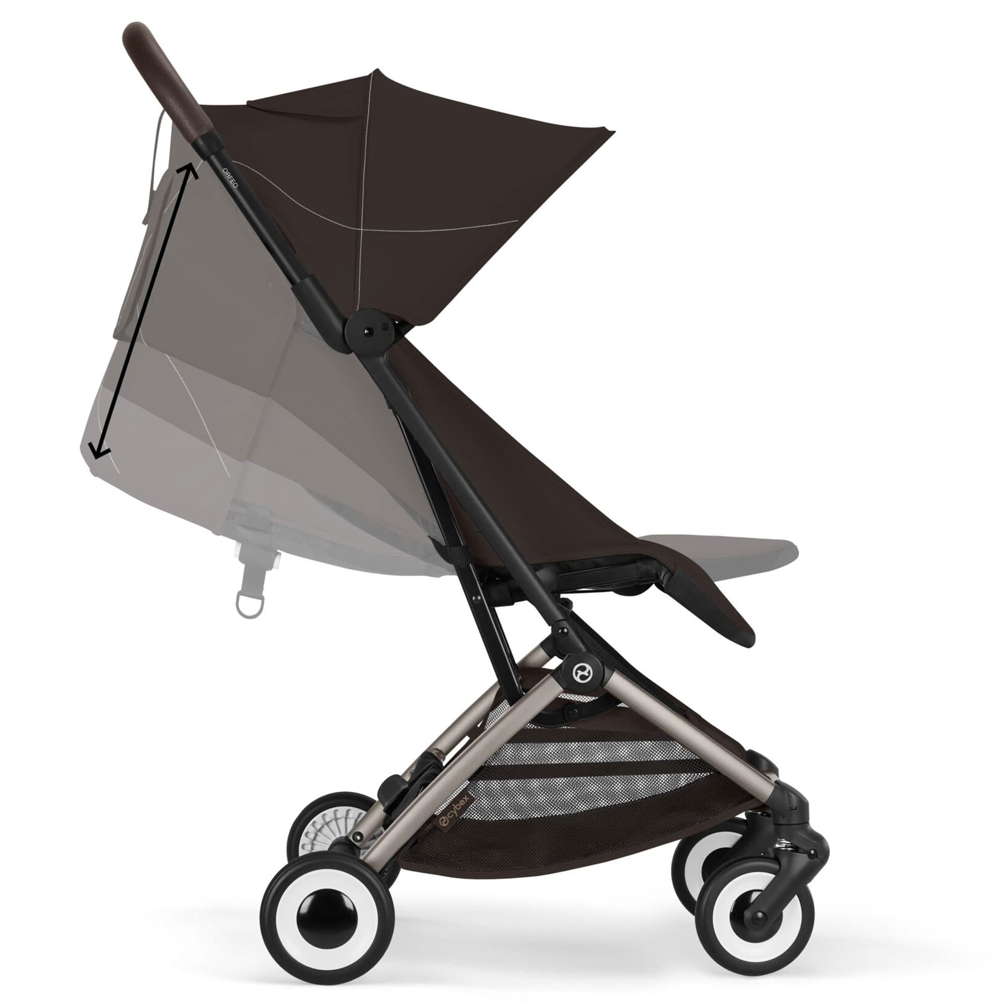 Cybex ORFEO (2026) in Chocolate Brown Pushchairs & Buggies 526001085 4063846567126