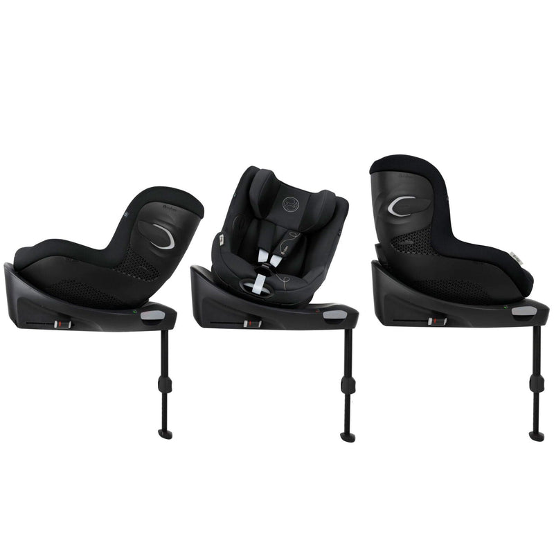 Cybex Sirona Gi i-Size - Moon Black Swivel Car Seats 522001637 4063846300587