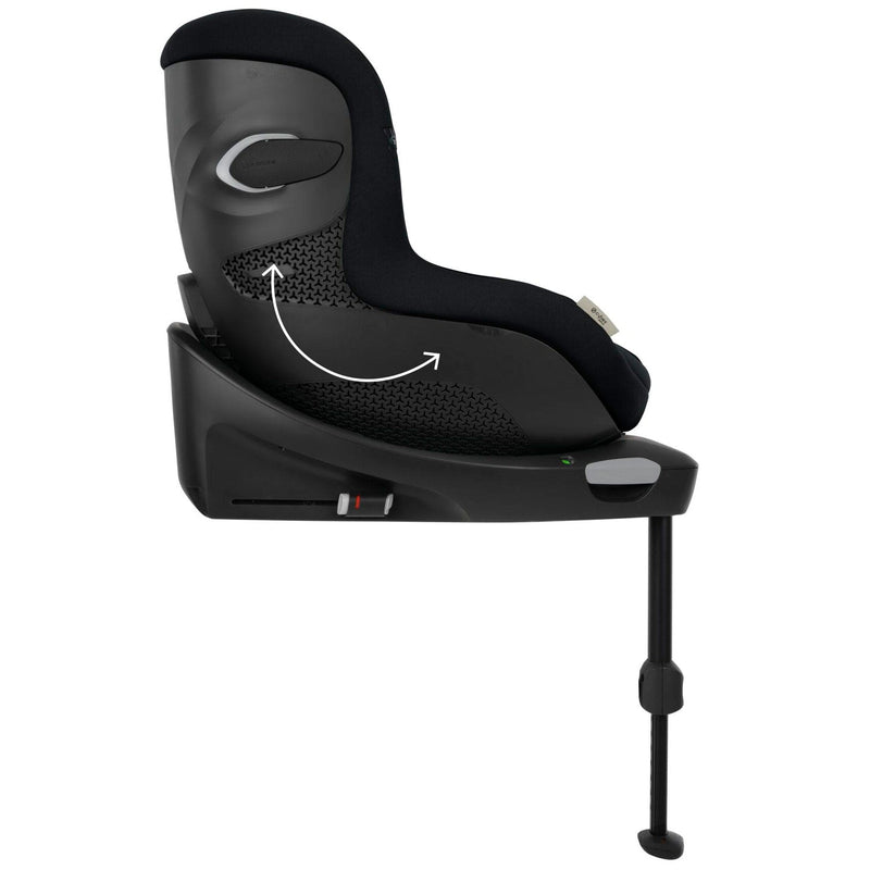 Cybex Sirona Gi i-Size Plus - Moon Black Swivel Car Seats 522004851 4063846411009