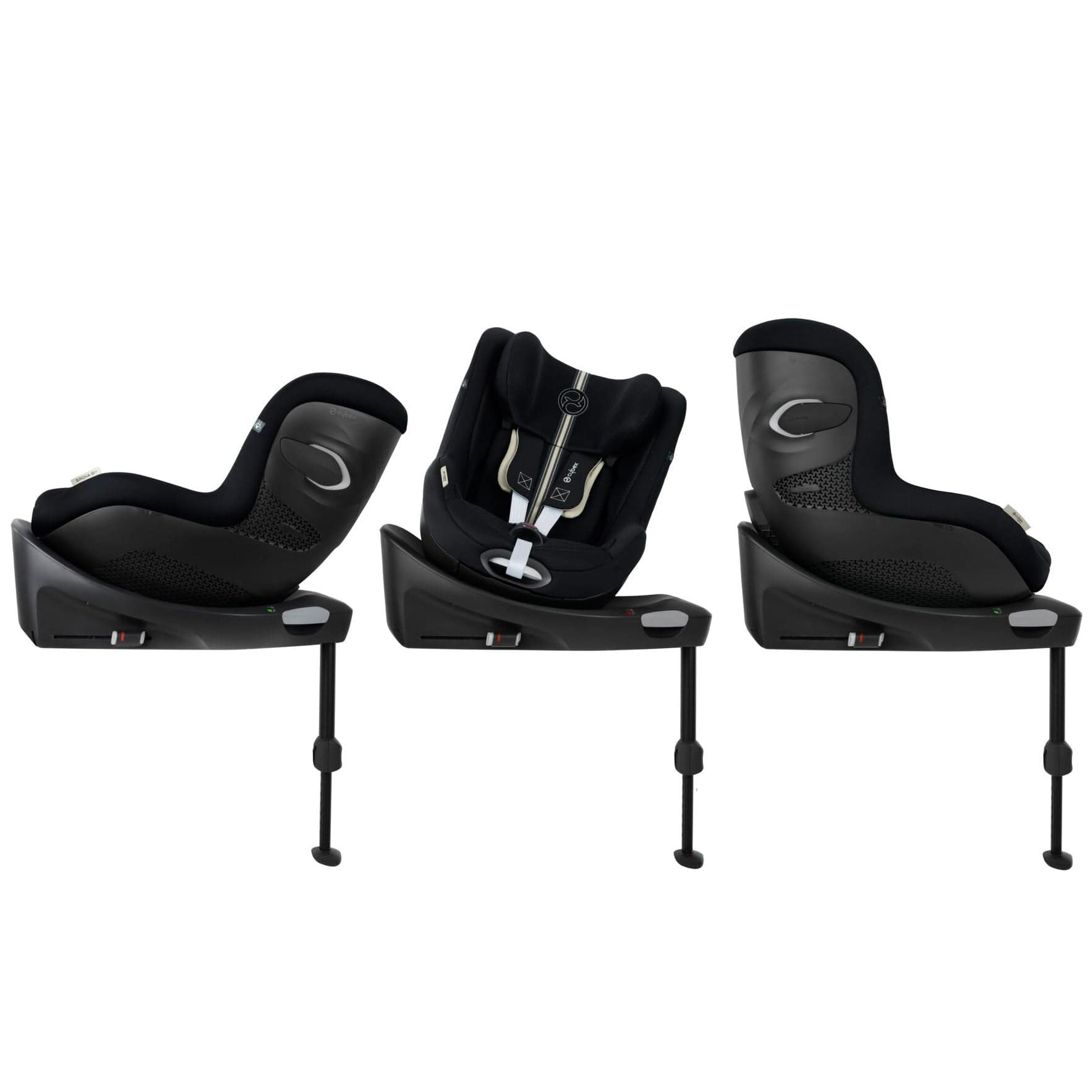 Cybex Sirona Gi i-Size Plus - Moon Black Swivel Car Seats 522004851 4063846411009