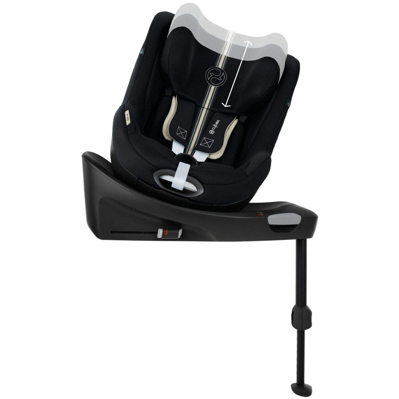 Cybex Sirona Gi i-Size Plus - Moon Black Swivel Car Seats 522004851 4063846411009