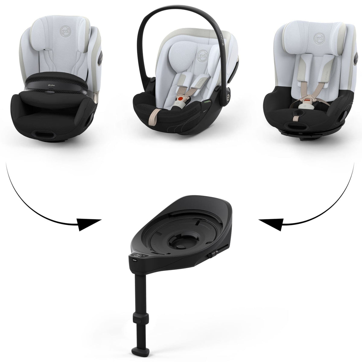 Cybex Anoris S Style in Misty Grey Toddler Car Seats