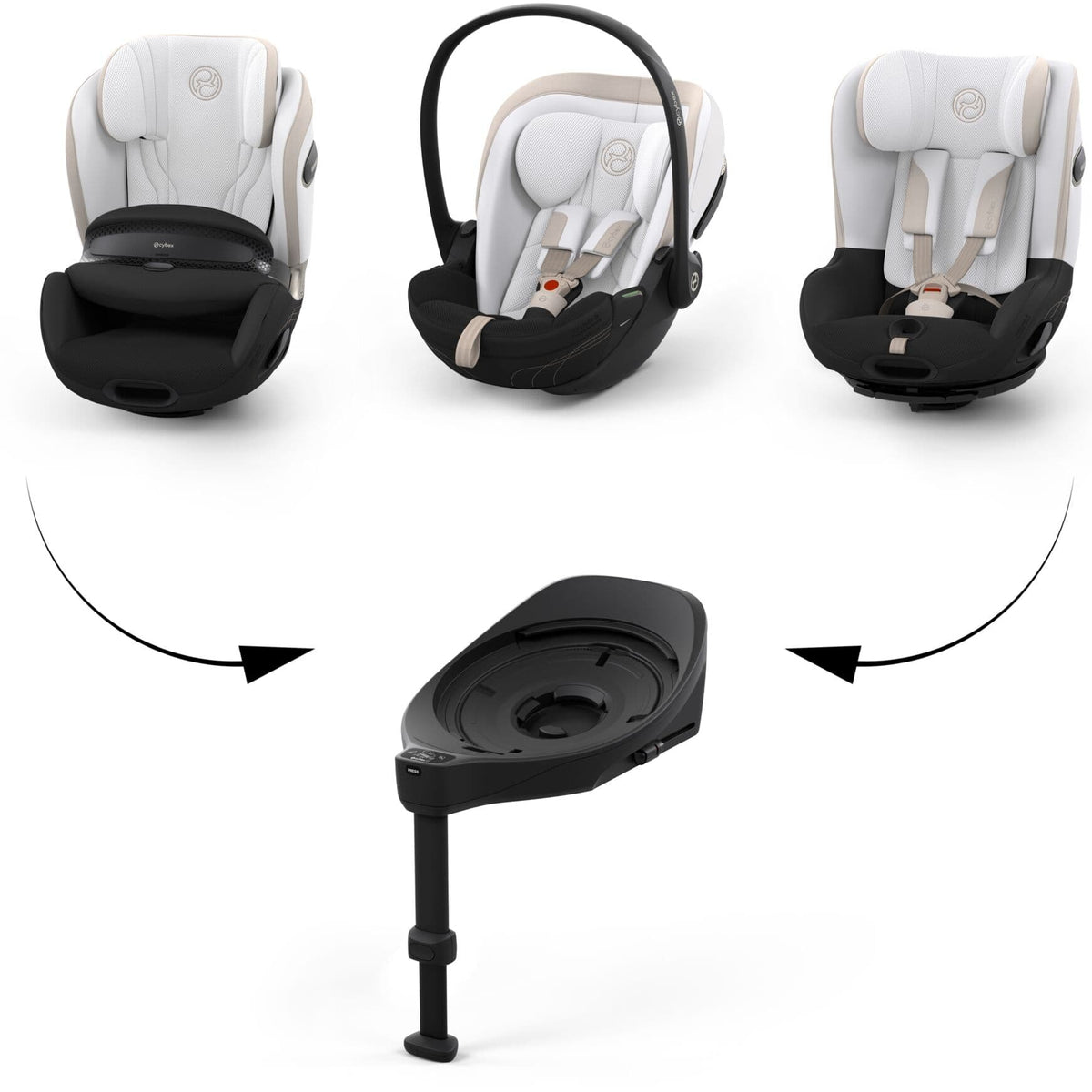 Cybex Anoris S Style in Off White Toddler Car Seats
