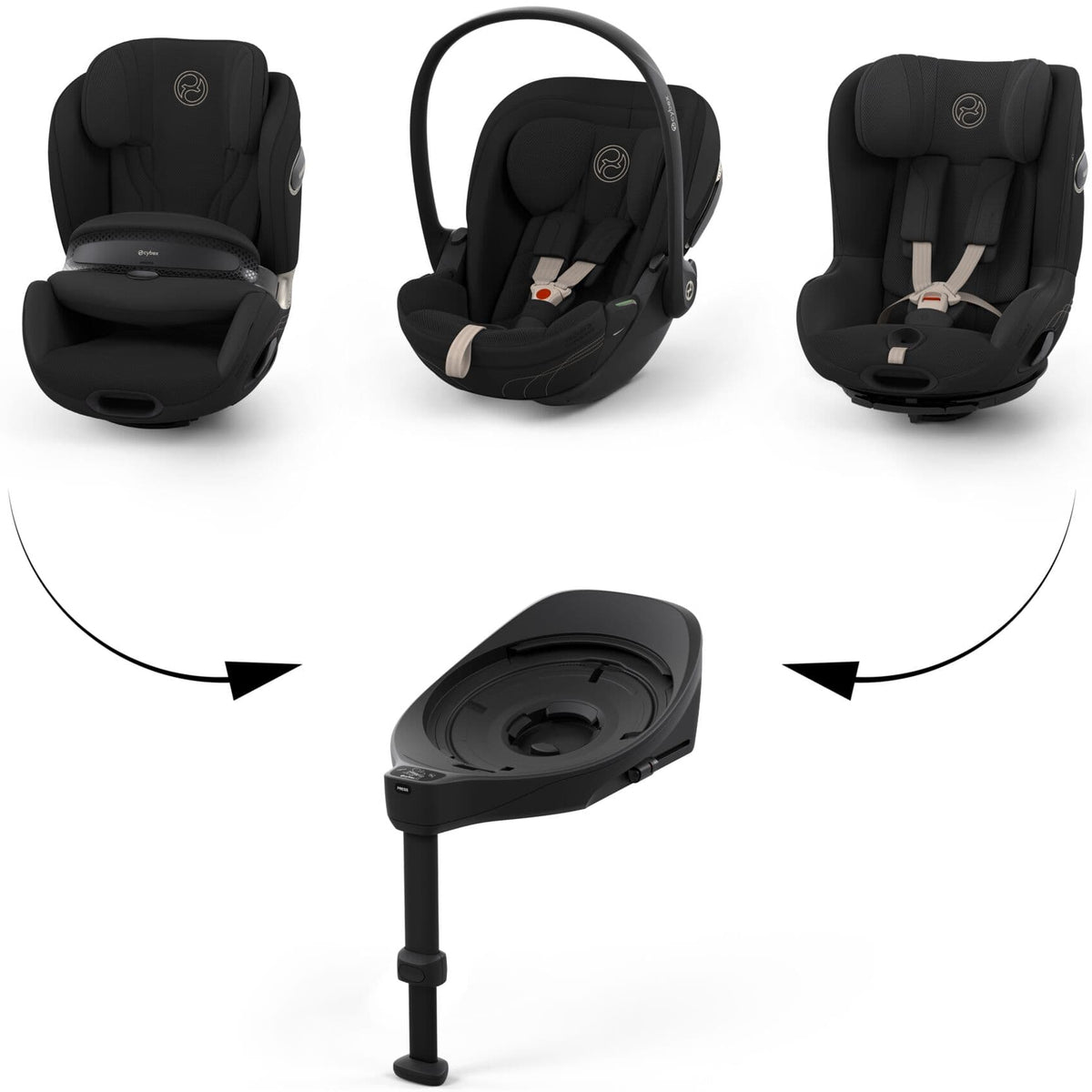 Cybex Anoris S Style in Sepia Black Toddler Car Seats