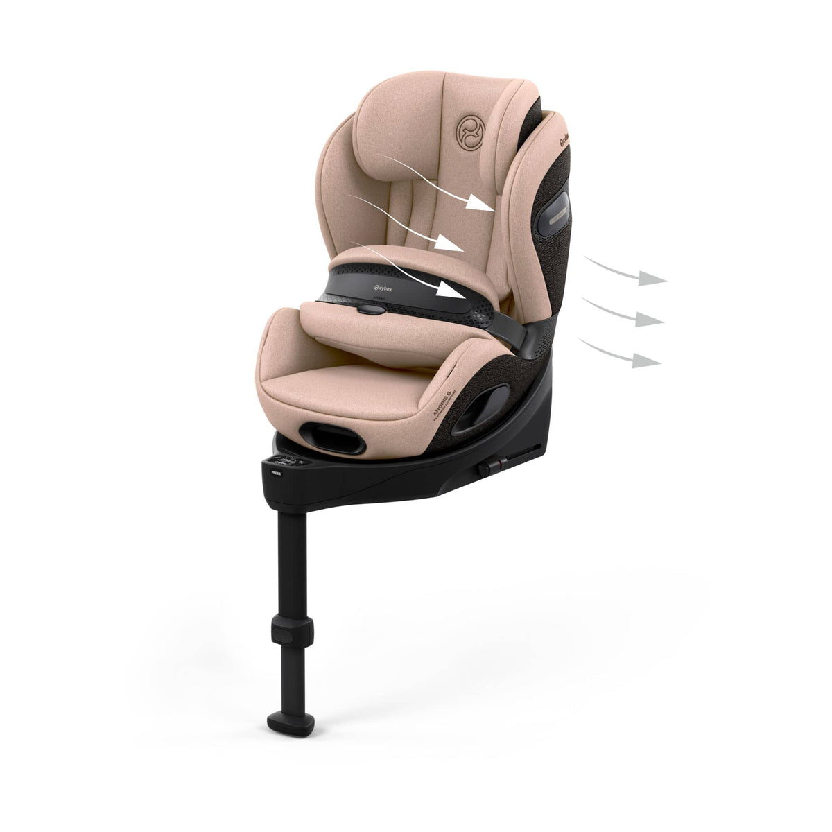 Cybex Anoris Si in Cozy Beige Toddler Car Seats 526003507 4.06385E+12