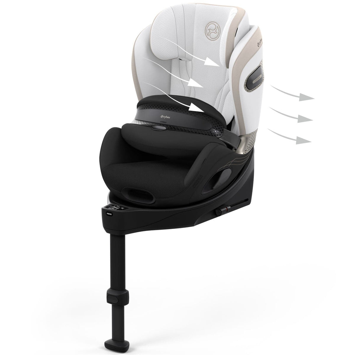 Cybex Anoris Si Style in Off White Toddler Car Seats 526003535 4.06385E+12