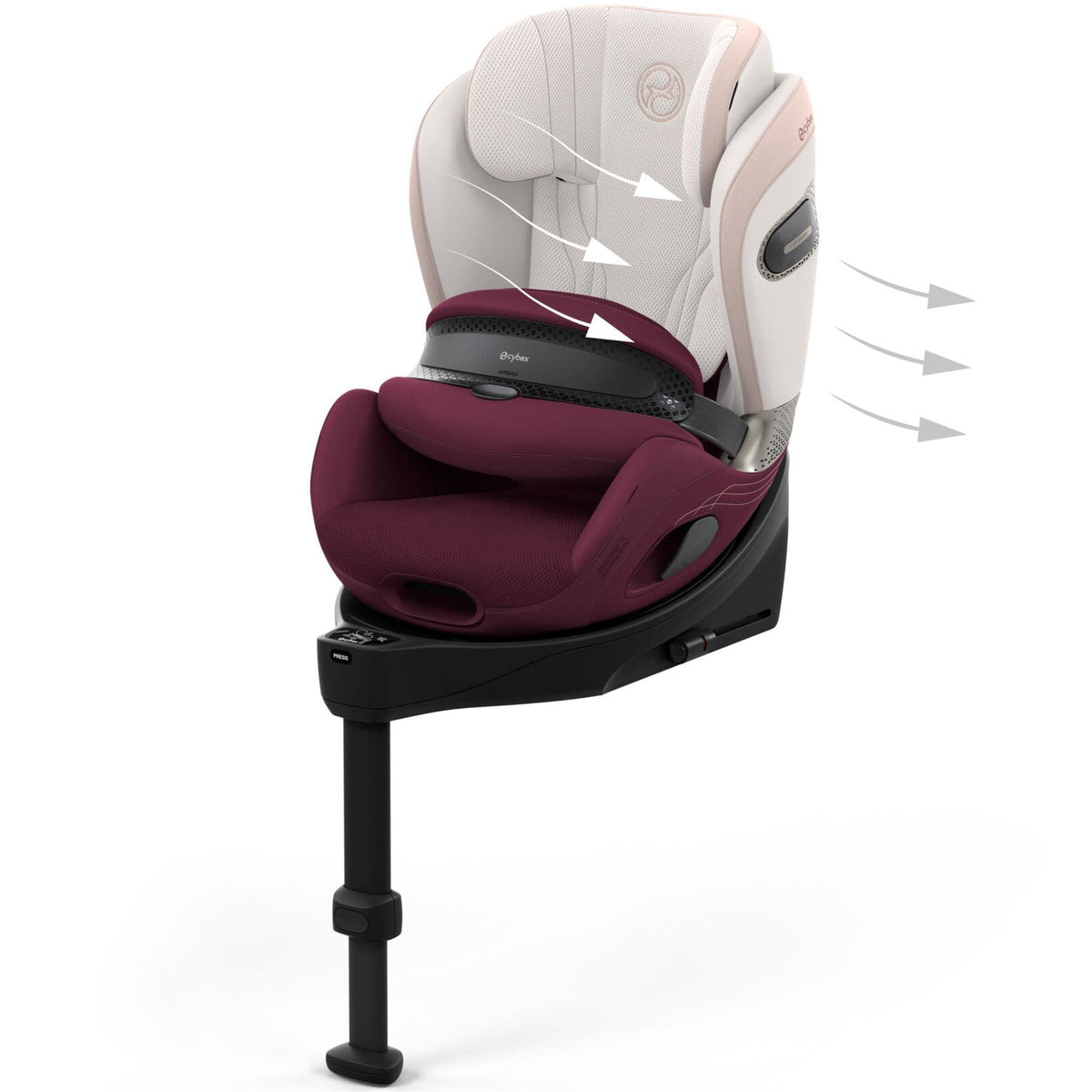 Cybex Anoris Si Style in Quartz Pink Toddler Car Seats 526003527 4.06385E+12