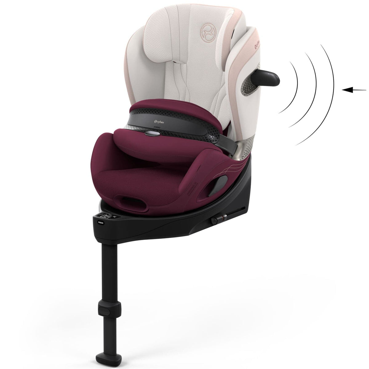 Cybex Anoris Si Style in Quartz Pink Toddler Car Seats 526003527 4.06385E+12