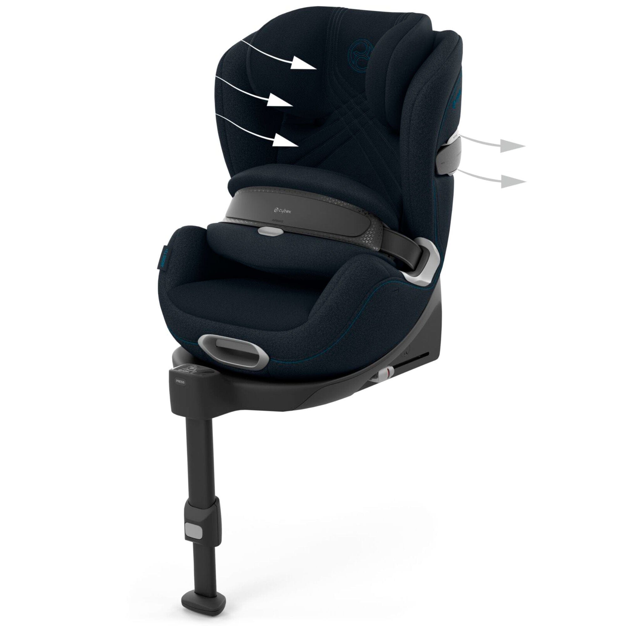 cybex anoris t2 car seat Cybex Anoris T2 i-Size Plus Car Seat in Nautical Blue