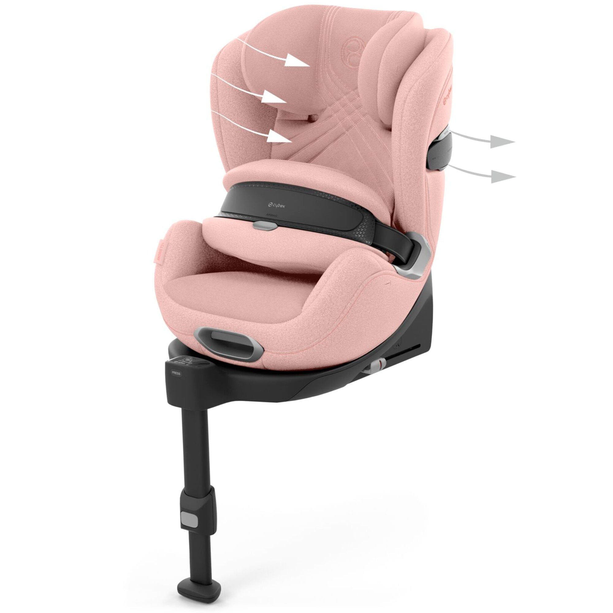 cybex birds of paradise car seat Cybex Anoris T2 i-Size Plus Car Seat in Peach Pink