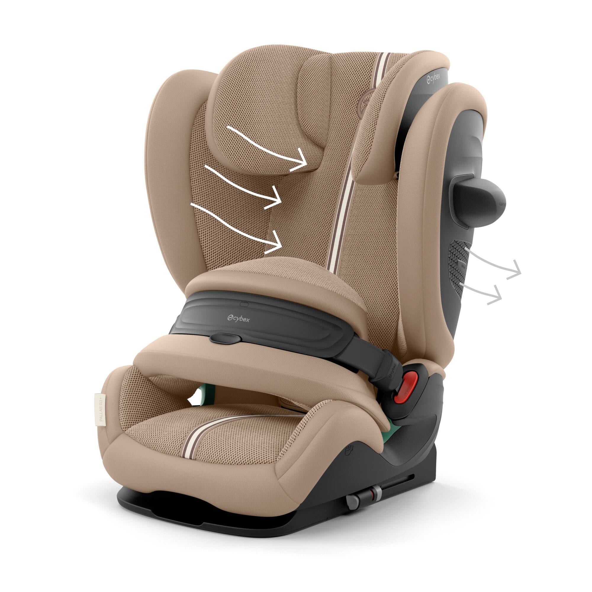 Cybex Pallas G3 Plus i-Size in Almond Beige Toddler Car Seats 525000955 4063846543403