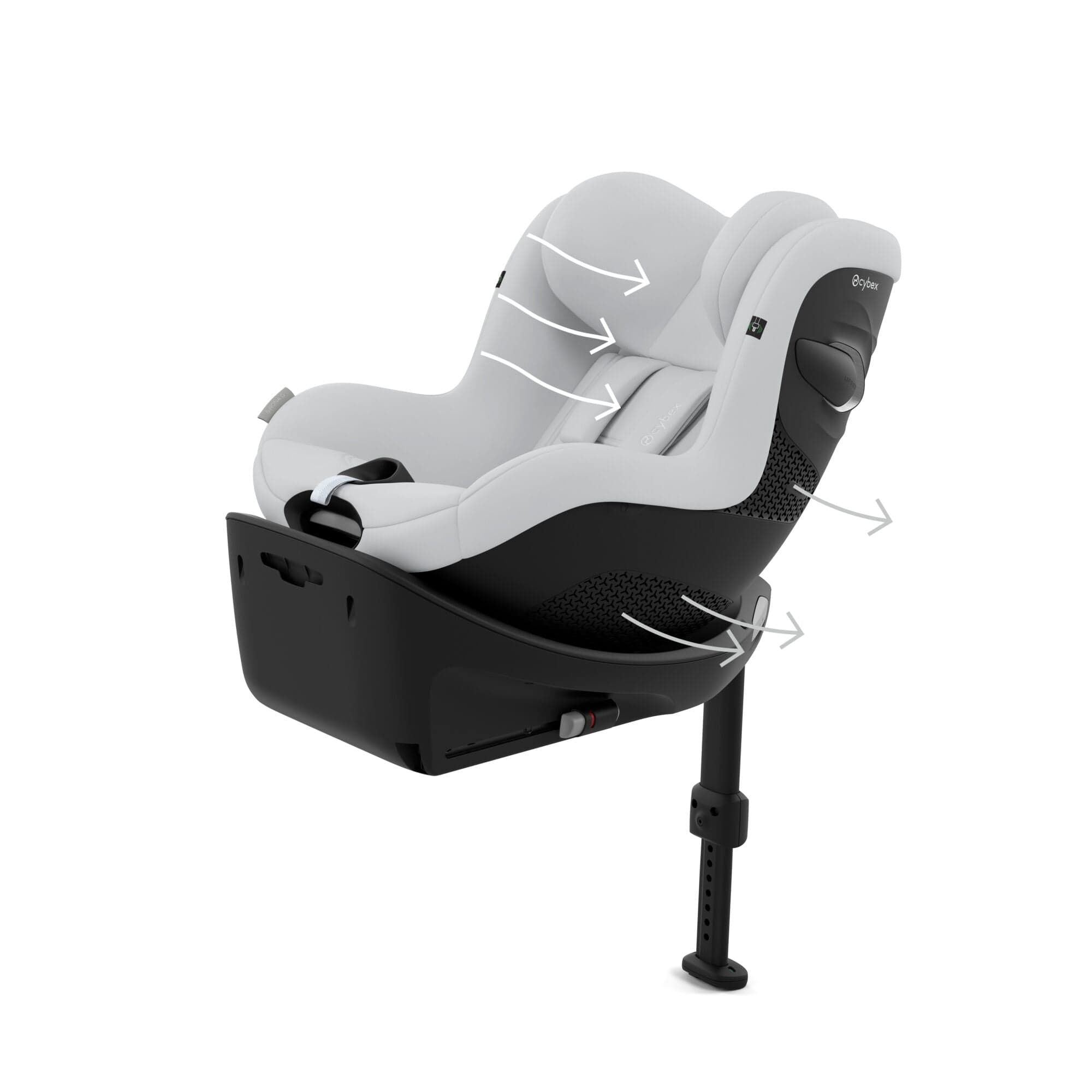 Cybex Sirona G i-Size in Fog Grey Toddler Car Seats