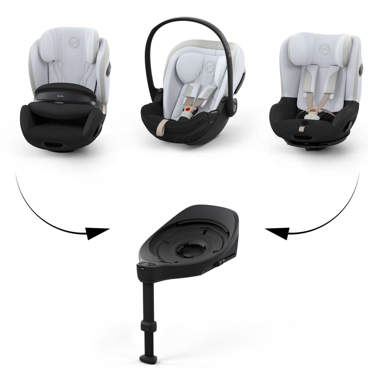 Cybex Sirona S Style in Misty Grey Toddler Car Seats