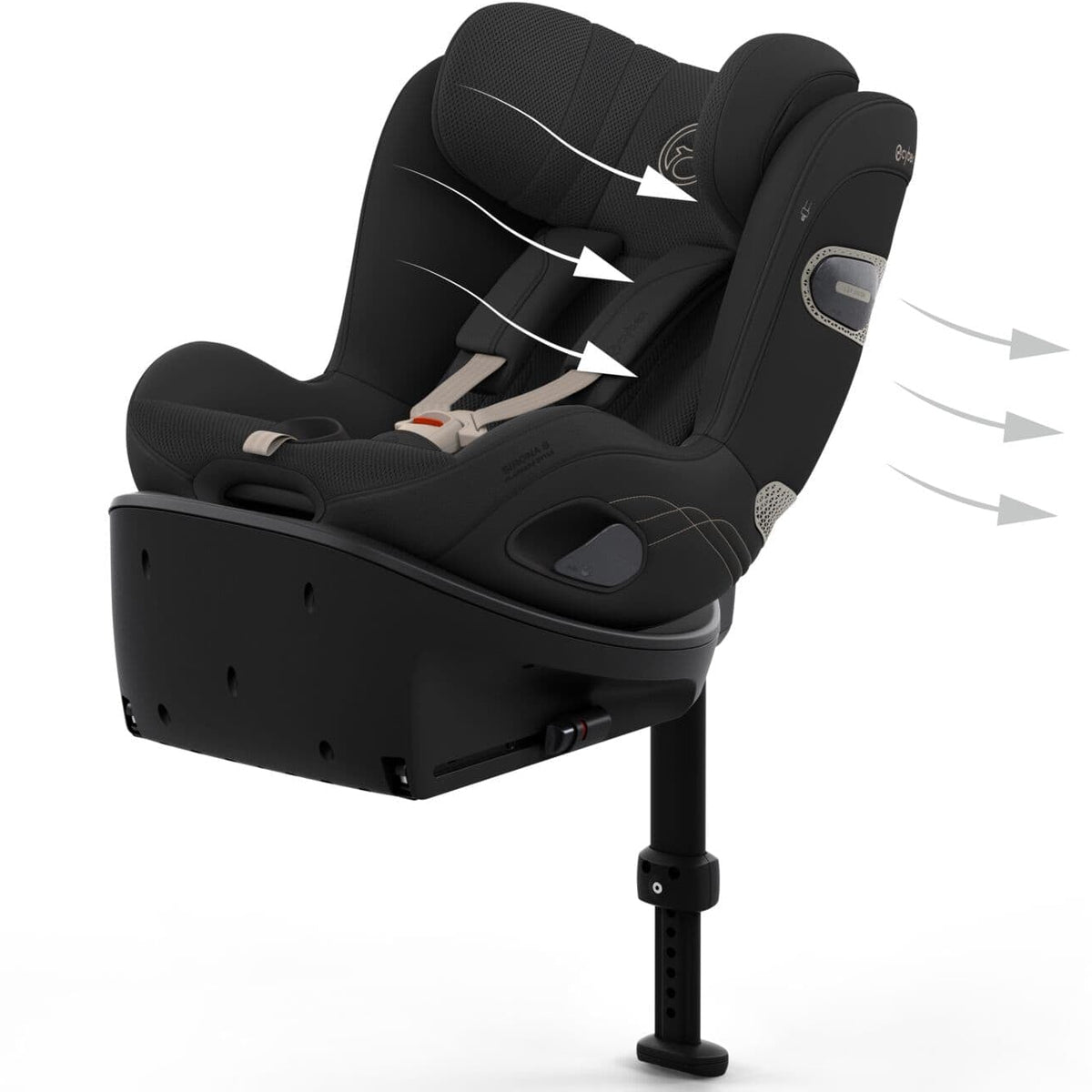 Cybex Sirona S Style in Sepia Black Toddler Car Seats