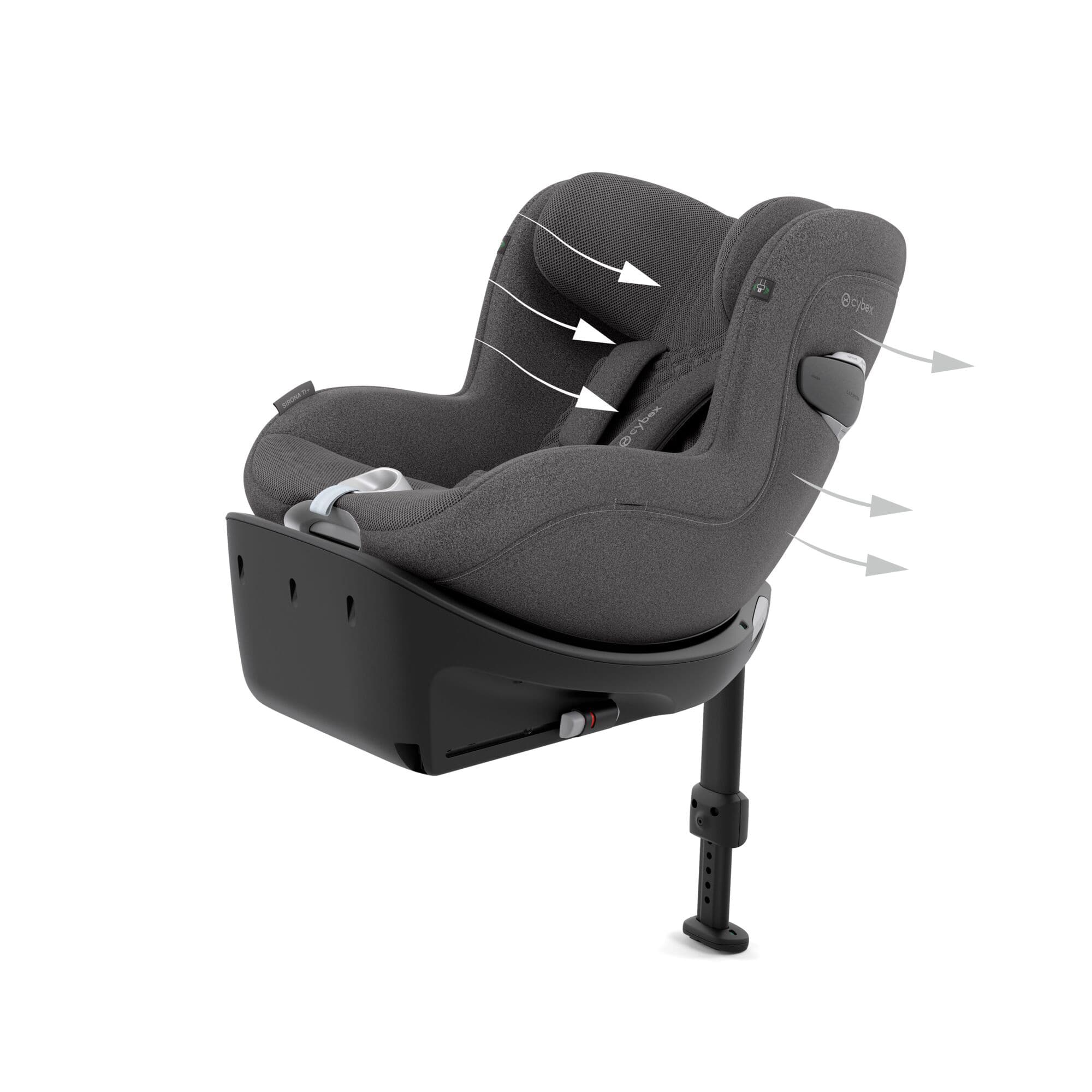Cybex Sirona Ti i-Size in Mirage Grey Toddler Car Seats 525000867 4063846541409
