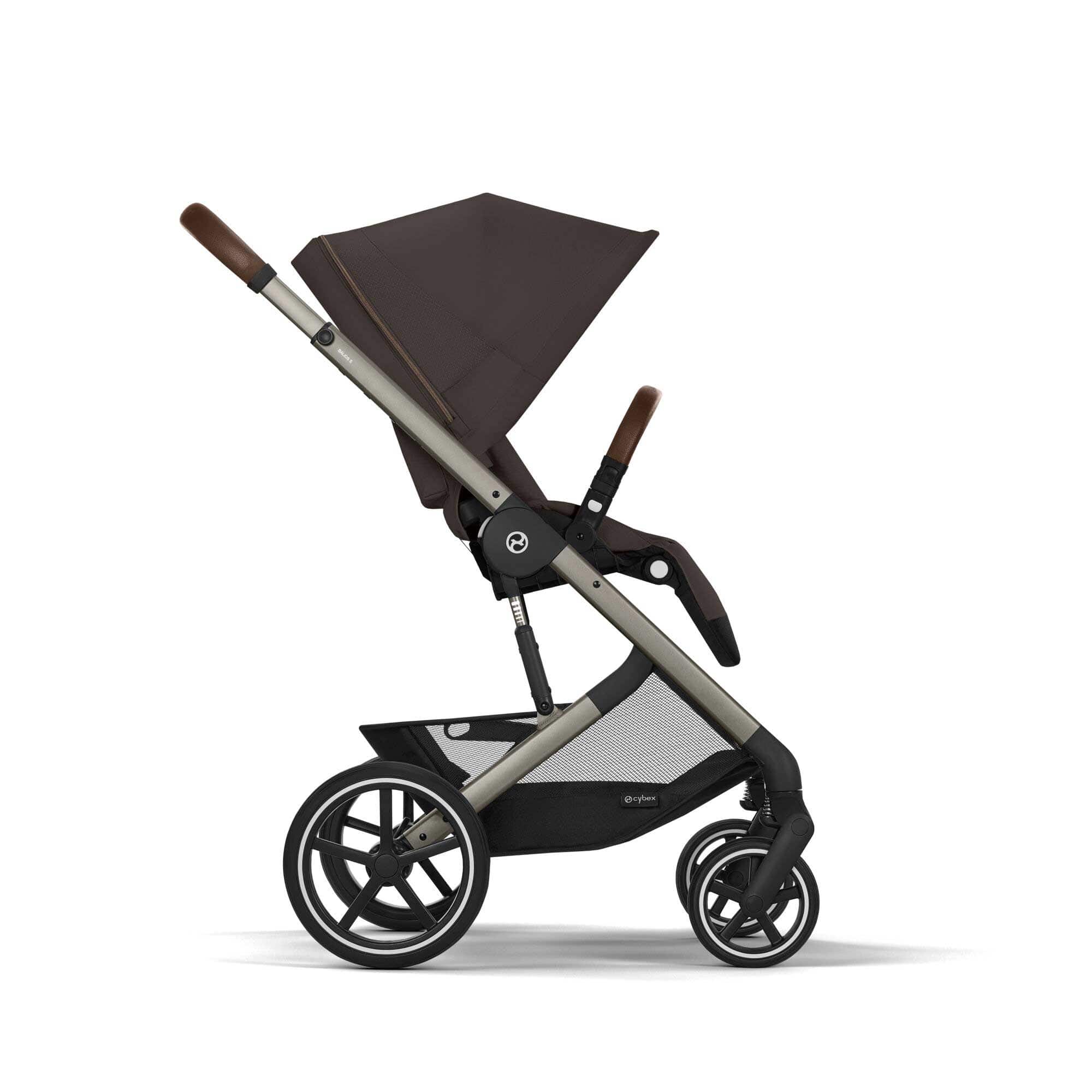 Cybex Balios S Lux Comfort Bundle in Taupe/Chocolate Brown Travel Systems