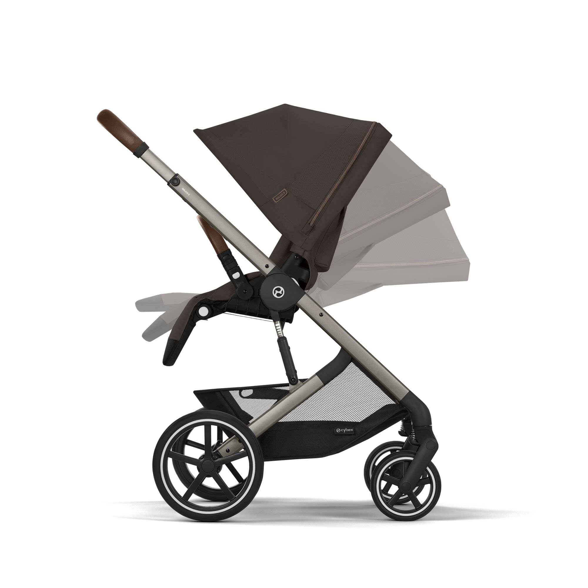 Cybex Balios S Lux Comfort Bundle in Taupe/Chocolate Brown Travel Systems
