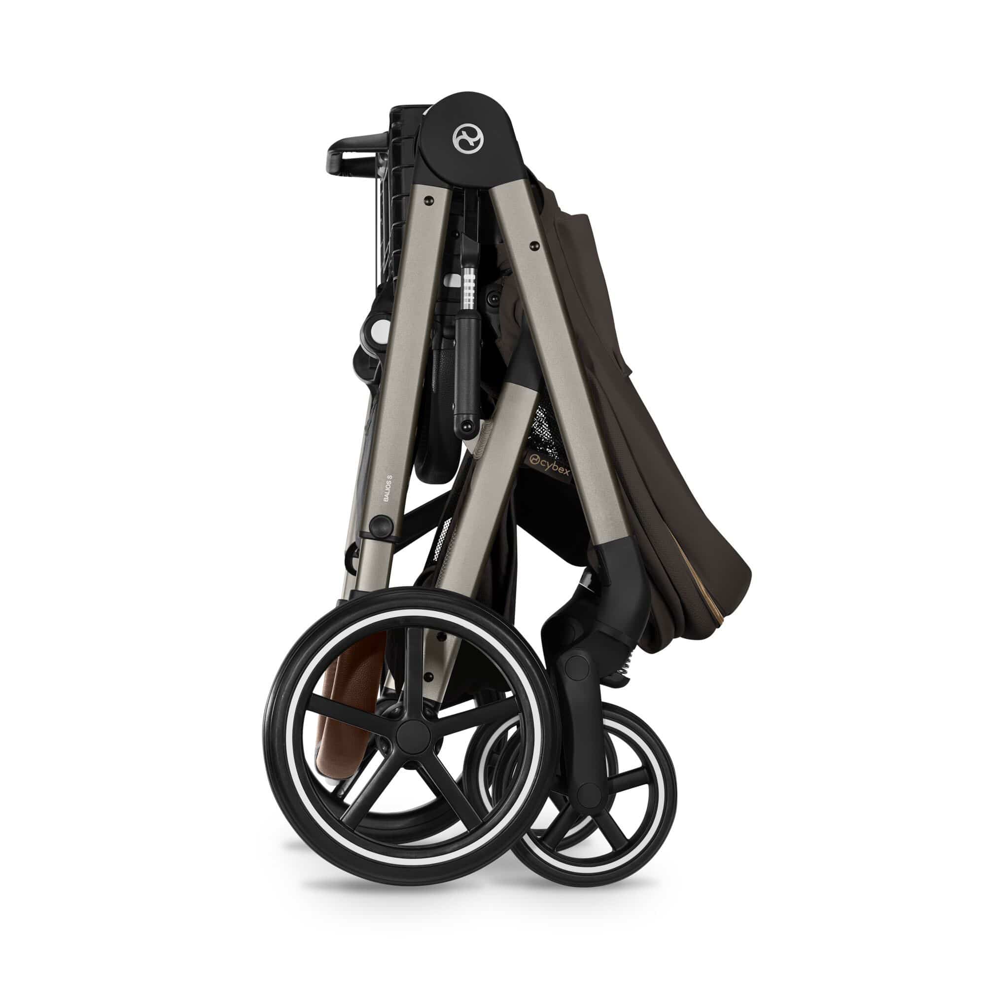 Cybex Balios S Lux Foldable Carrycot Ultimate Travel System in Chocolate Brown Travel Systems