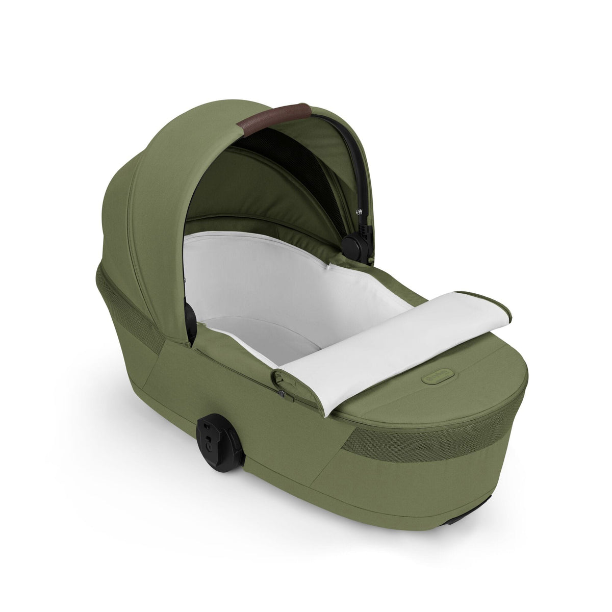 Cybex Balios S Lux Foldable Carrycot Ultimate Travel System in Moss Green Travel Systems