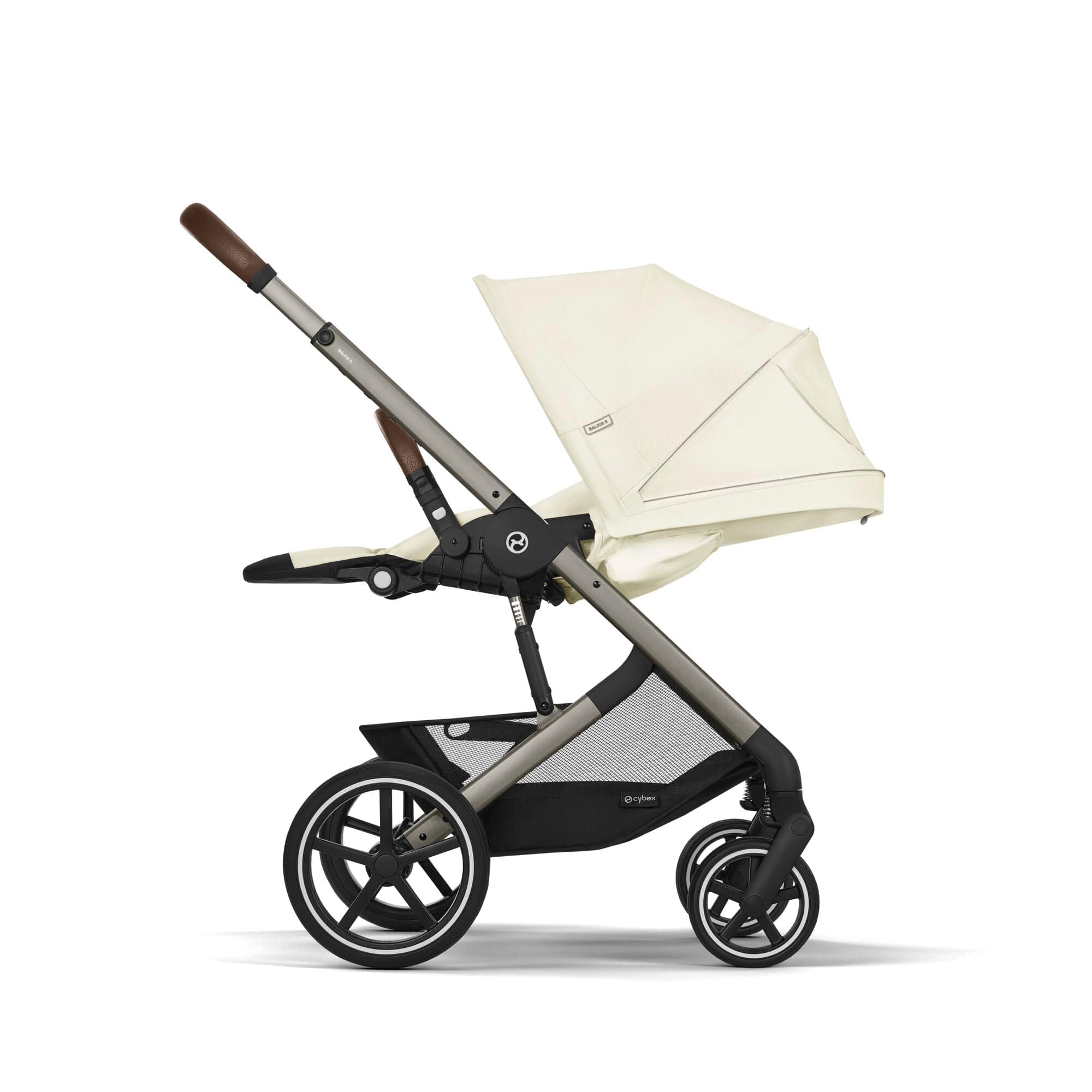 Cybex Balios S Lux Luxury Bundle in Taupe/Seashell Beige Travel Systems
