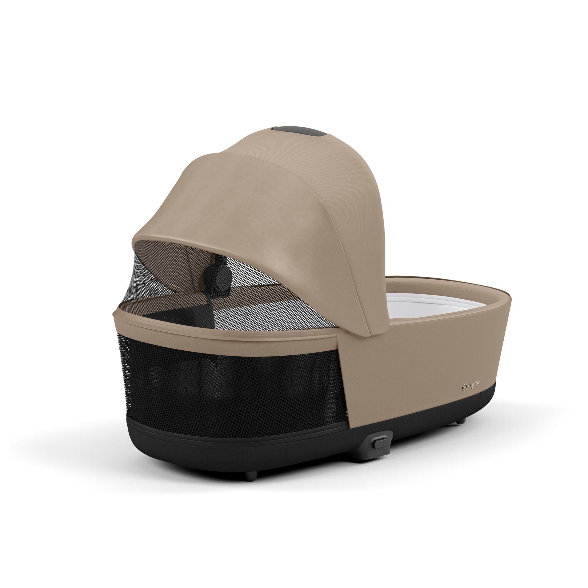 Cybex e-Priam Travel System With Cloud T in Cozy Beige Travel Systems