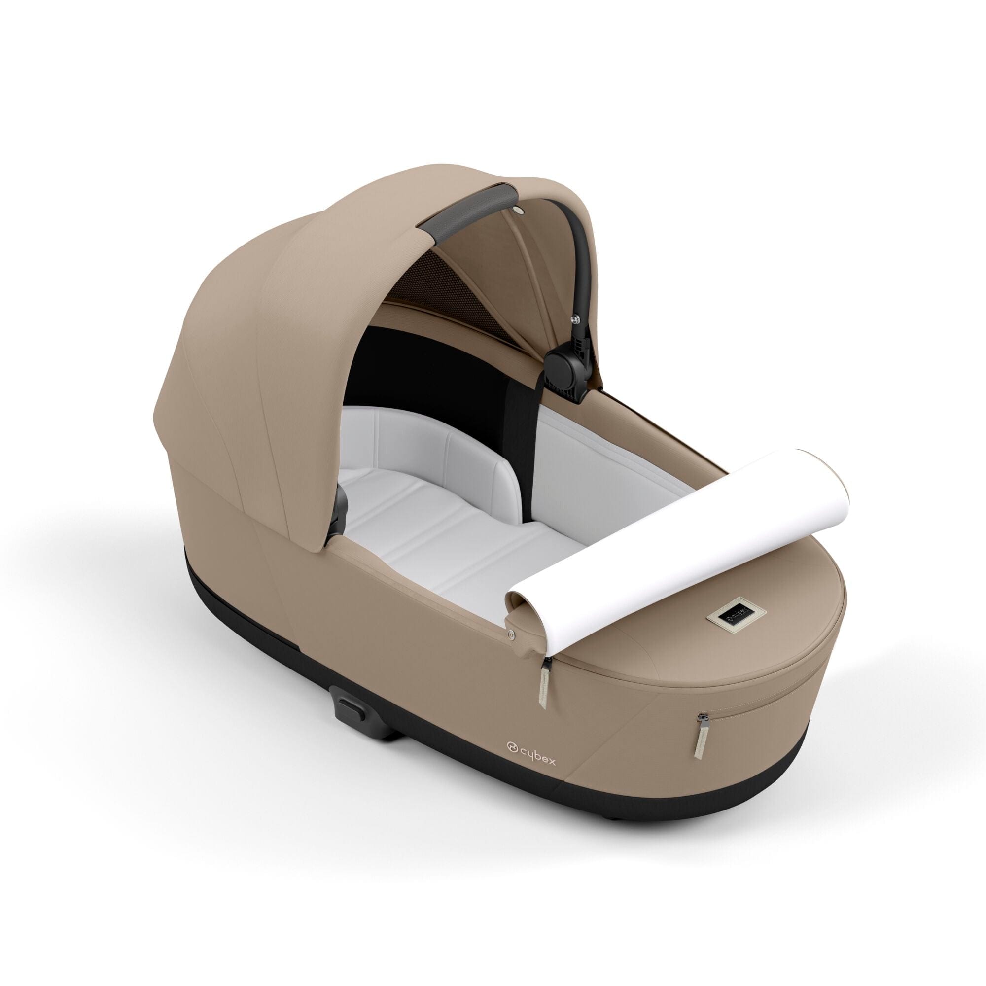Cybex e-Priam Travel System With Cloud T in Cozy Beige Travel Systems