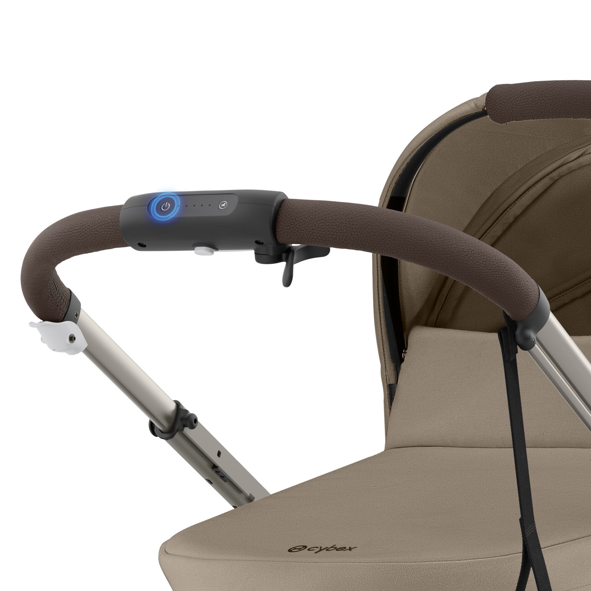 Cybex eGazelle S Twin Comfort Pushchair Bundle in Almond Beige Travel Systems
