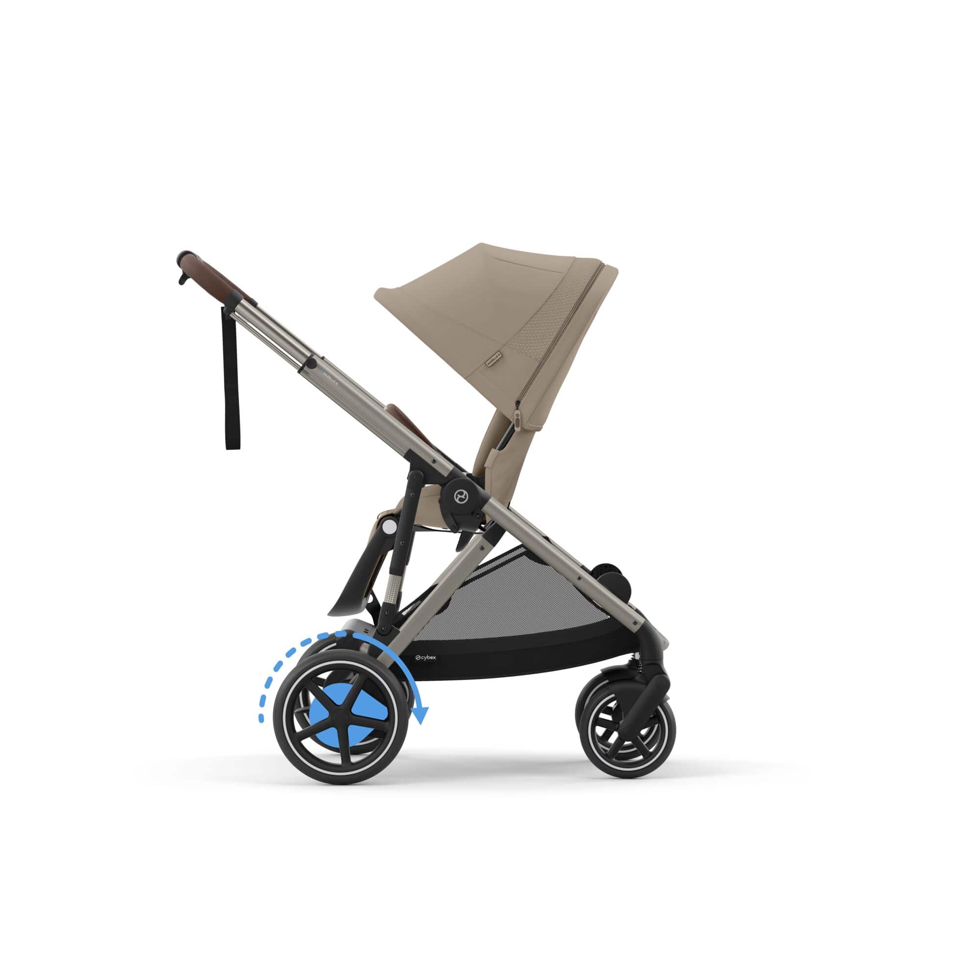 Cybex eGazelle S Twin Comfort Pushchair Bundle in Almond Beige Travel Systems