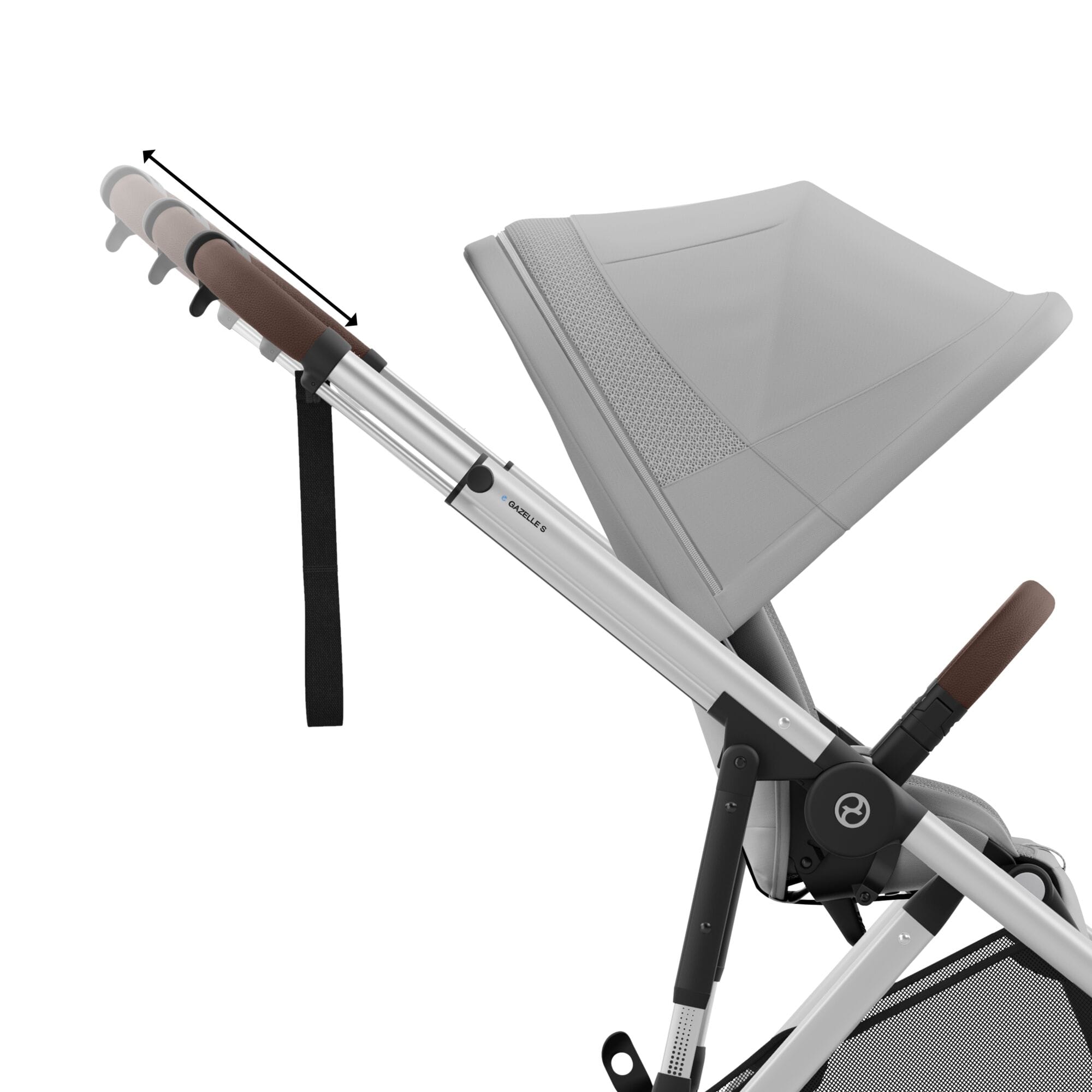 Cybex eGazelle S Twin Comfort Pushchair Bundle in Stone Grey Travel Systems