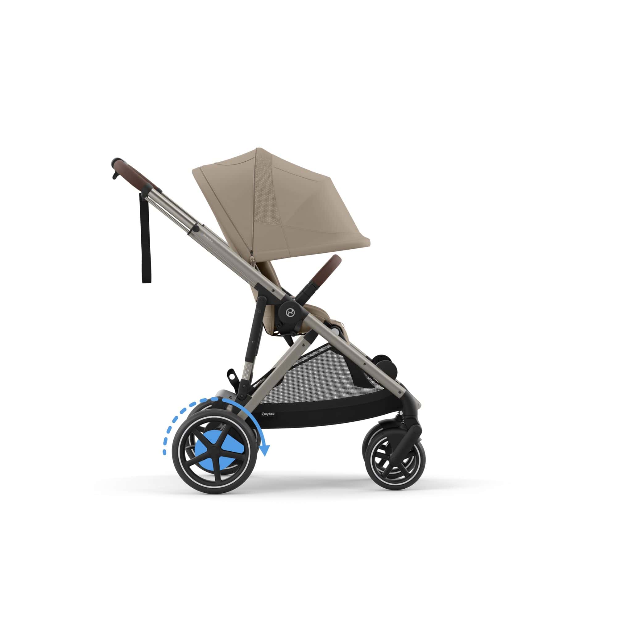 Cybex eGazelle S Twin Essential Pushchair Bundle in Almond Beige Travel Systems